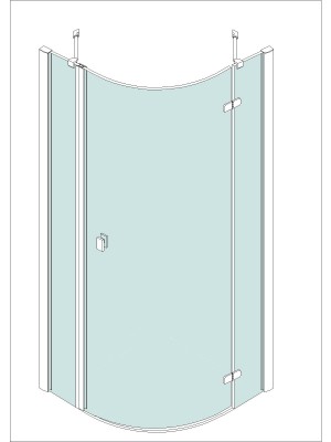 Frameless shower enclosures